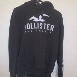 Hollister Black Hoodie Large